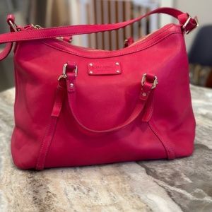 Barbie Core hot pink Kate Spade crossbody